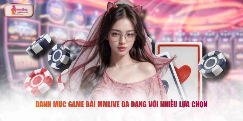 Danh mục Game bài MMLIVE đa dạng với nhiều lựa chọn