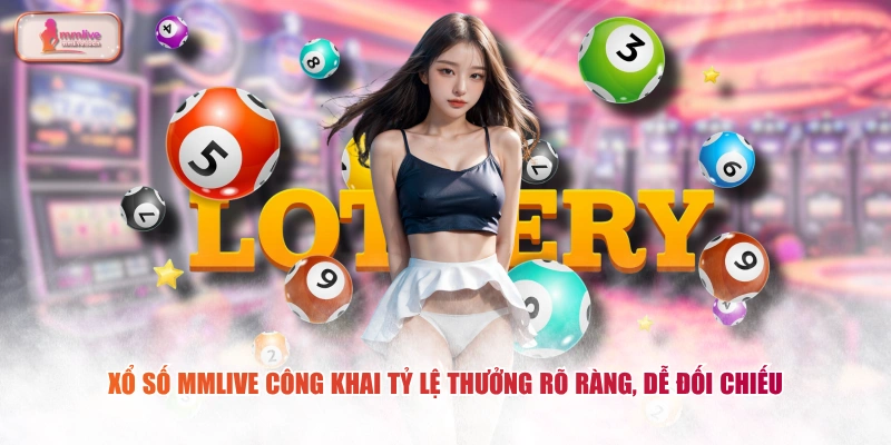 Xổ số MMLIVE công khai tỷ lệ thưởng rõ ràng, dễ đối chiếu 